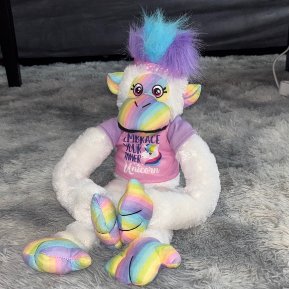 kipp brothers Other - Kipp bros Mohawk Monkey Rainbow Plush Unicorn